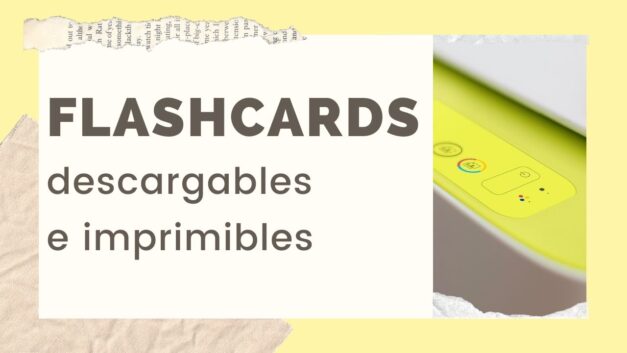 Flashcards descargables e imprimibles