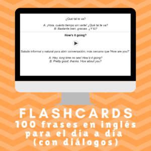 Flashcards Anki - 100 Frases en inglés para el día a día (con diálogos)