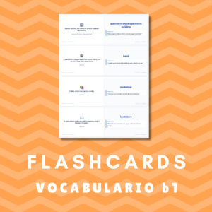 Flashcards Imprimibles Vocabulario B1 Completo