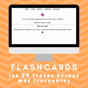 Flashcards Anki - Las 99 frases hechas ("idioms") más comunes