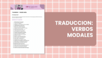 Traducción - Verbos modales