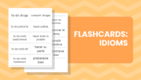 Flashcards Imprimibles - Idioms (1)