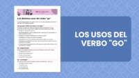 Vocabulario - Los distintos usos del verbo "go"